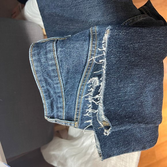 High-rise OG Straight Ankle Jeans for Women OLD NAVI - Picture 2 of 6